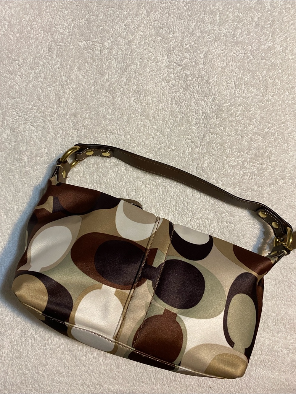 Coach Scarf Print Mini Bag